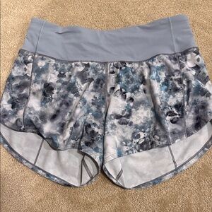 lululemon athletica Blue and Gray Athletic Shorts